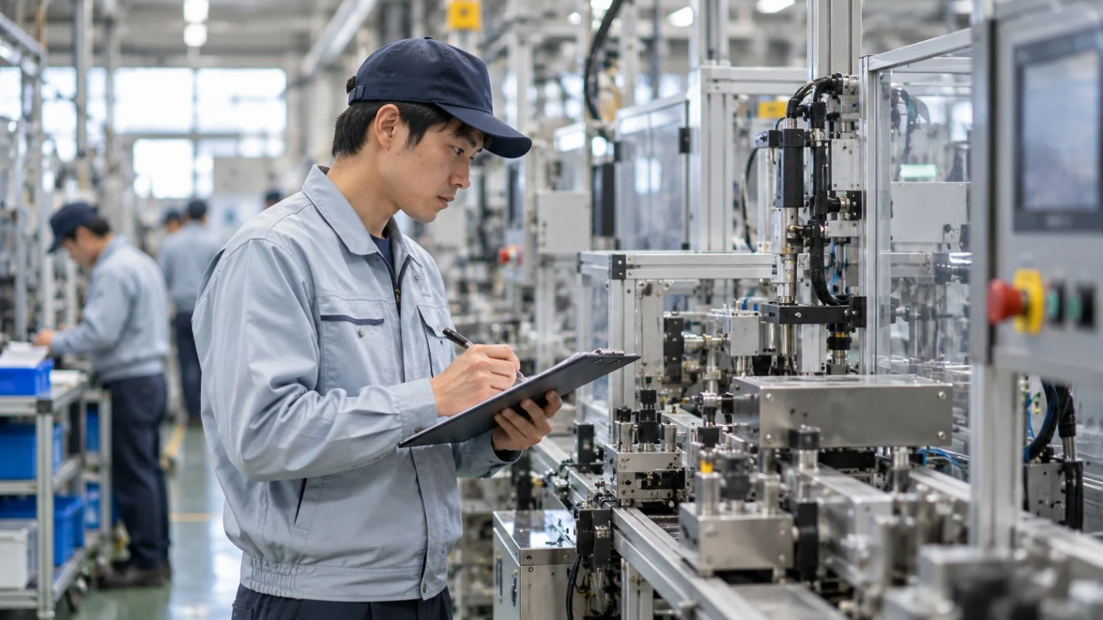 製造オペレーターの仕事の流れ