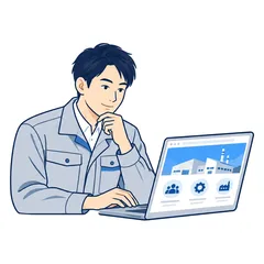 採用ページを見る技術者